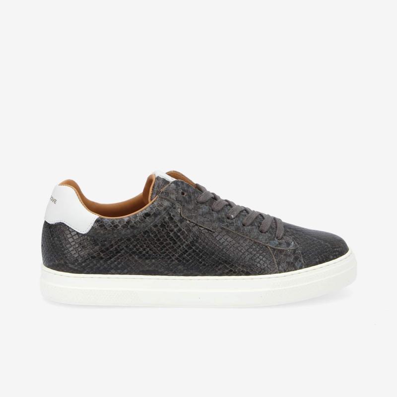 SPARK CLAY W - P.PYTHON/NAPPA - KAKI-GREY/OFF WHITE